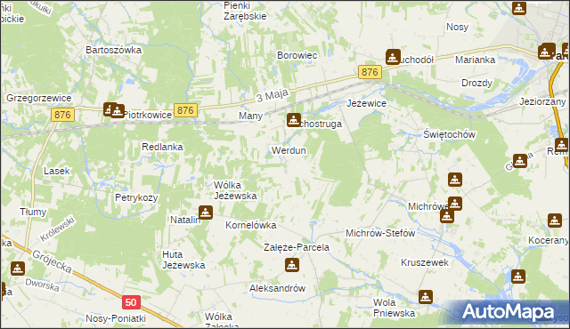 mapa Bystrzanów, Bystrzanów na mapie Targeo