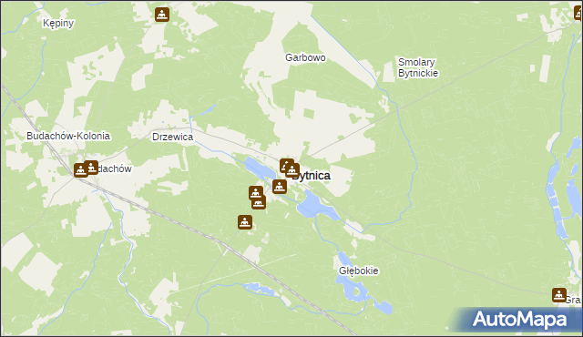 mapa Bytnica, Bytnica na mapie Targeo