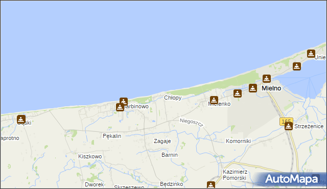 mapa Chłopy, Chłopy na mapie Targeo