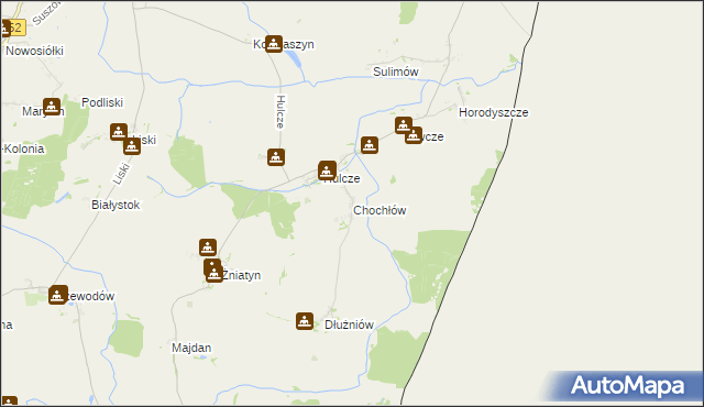 mapa Chochłów, Chochłów na mapie Targeo