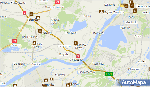 mapa Chodków Nowy, Chodków Nowy na mapie Targeo