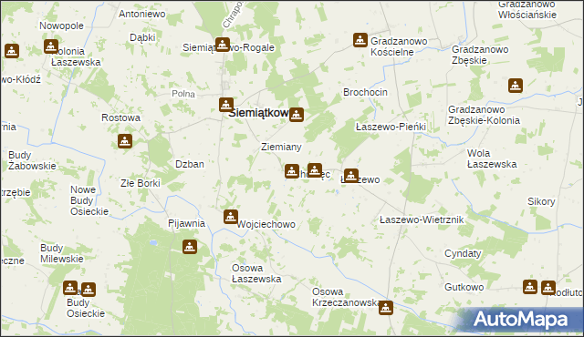 mapa Chomęc, Chomęc na mapie Targeo