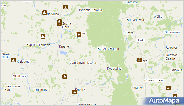 mapa Cieśnisk Mały, Cieśnisk Mały na mapie Targeo