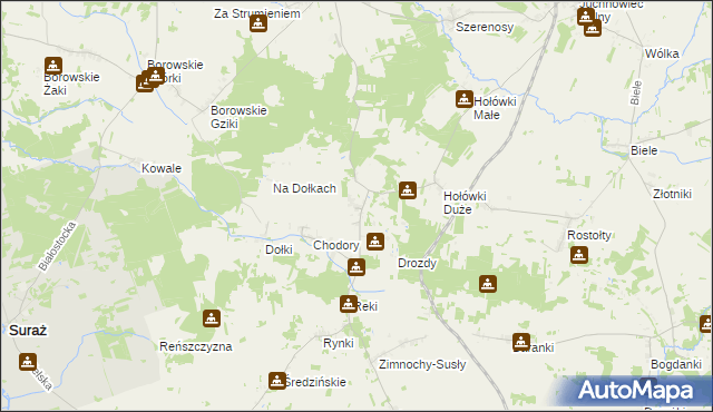 mapa Czaczki Wielkie, Czaczki Wielkie na mapie Targeo