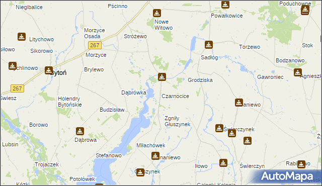 mapa Czarnocice, Czarnocice na mapie Targeo