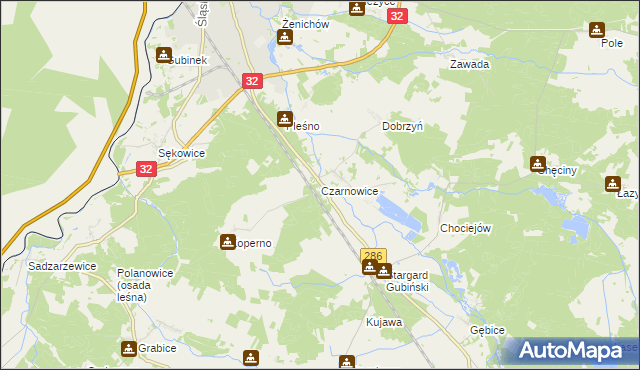 mapa Czarnowice, Czarnowice na mapie Targeo