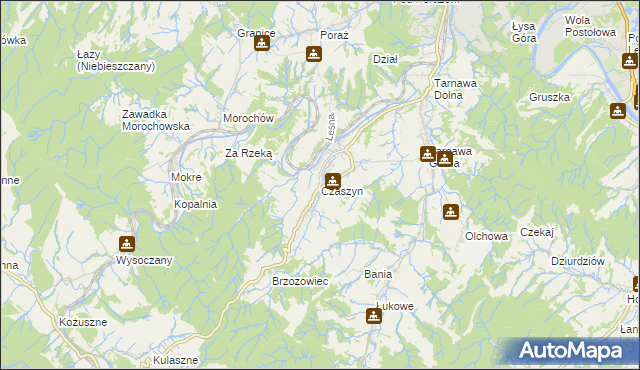 mapa Czaszyn, Czaszyn na mapie Targeo