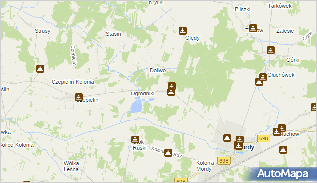 mapa Czołomyje, Czołomyje na mapie Targeo