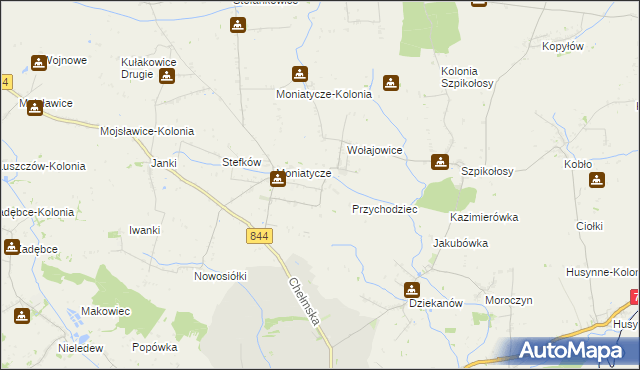 mapa Czortowice, Czortowice na mapie Targeo