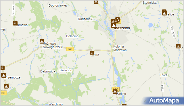 mapa Darż, Darż na mapie Targeo