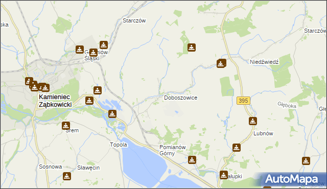 mapa Doboszowice, Doboszowice na mapie Targeo