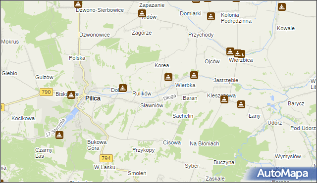 mapa Dobra-Kolonia, Dobra-Kolonia na mapie Targeo