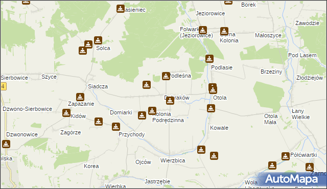 mapa Dobraków, Dobraków na mapie Targeo