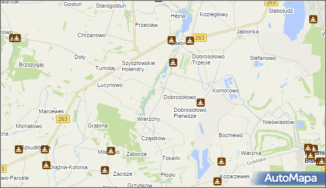 mapa Dobrosołowo, Dobrosołowo na mapie Targeo