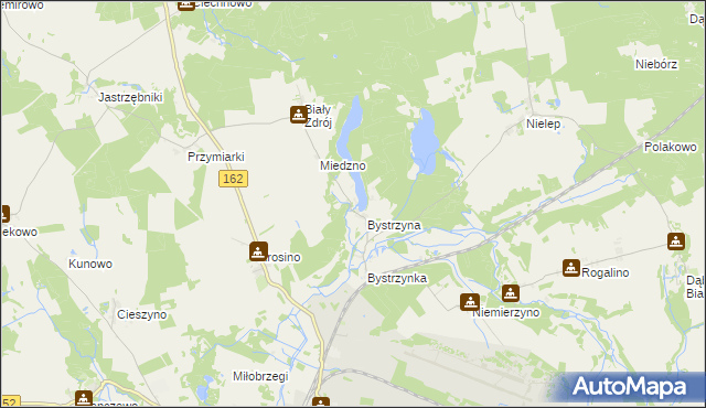 mapa Dobrowola gmina Świdwin, Dobrowola gmina Świdwin na mapie Targeo