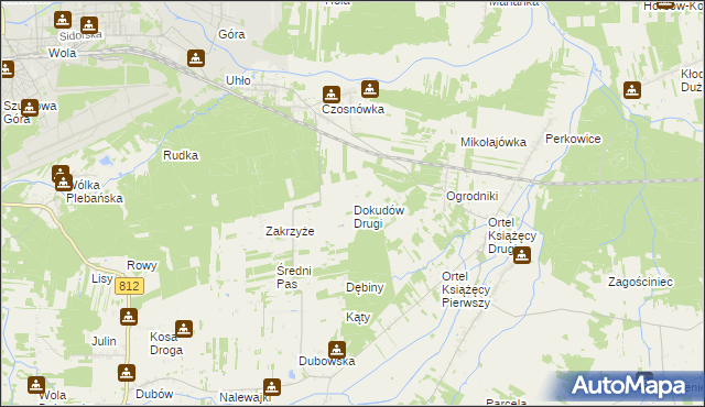 mapa Dokudów Drugi, Dokudów Drugi na mapie Targeo