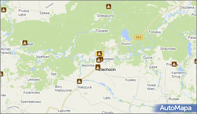 mapa Elgiszewo, Elgiszewo na mapie Targeo