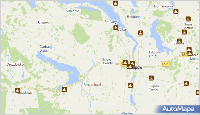 mapa Filipów Czwarty, Filipów Czwarty na mapie Targeo