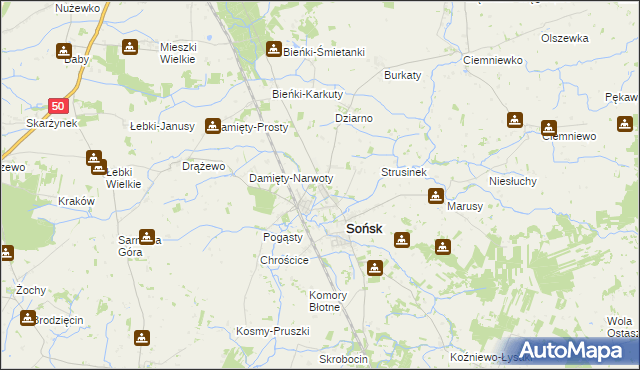 mapa Gołotczyzna, Gołotczyzna na mapie Targeo