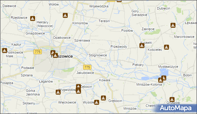 mapa Górka Stogniowska, Górka Stogniowska na mapie Targeo