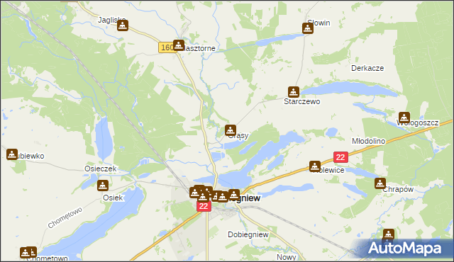 mapa Grąsy, Grąsy na mapie Targeo