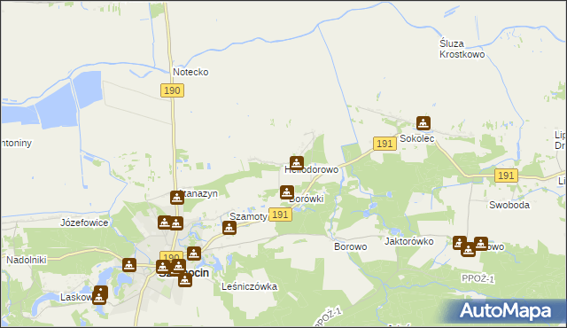 mapa Heliodorowo, Heliodorowo na mapie Targeo