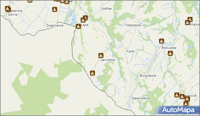 mapa Jarnołtów gmina Otmuchów, Jarnołtów gmina Otmuchów na mapie Targeo