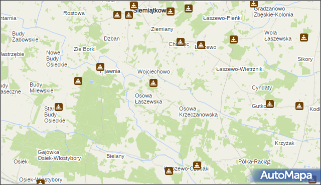 mapa Julianowo gmina Siemiątkowo, Julianowo gmina Siemiątkowo na mapie Targeo