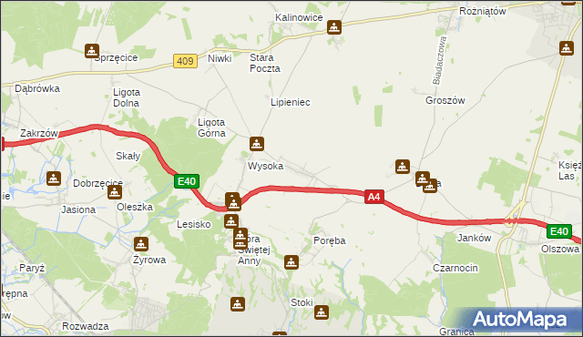 mapa Kadłubiec, Kadłubiec na mapie Targeo