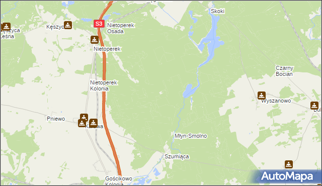 mapa Kaławka, Kaławka na mapie Targeo