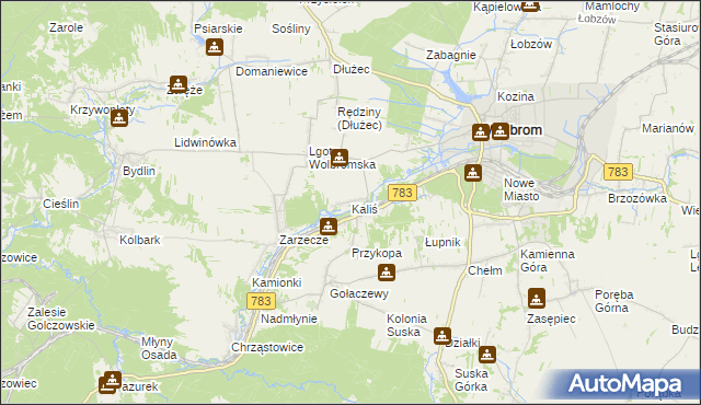 mapa Kaliś, Kaliś na mapie Targeo