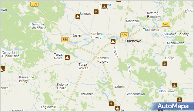 mapa Kamień Kotowy, Kamień Kotowy na mapie Targeo