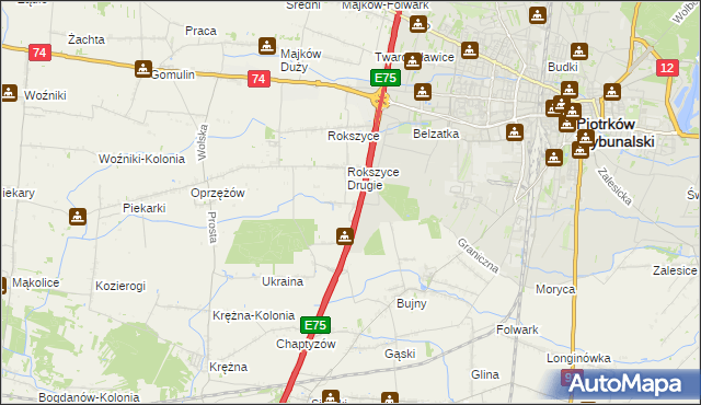 mapa Kargał-Las, Kargał-Las na mapie Targeo