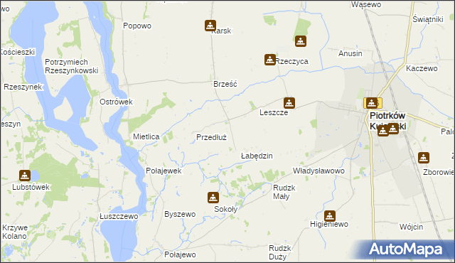 mapa Kaspral, Kaspral na mapie Targeo