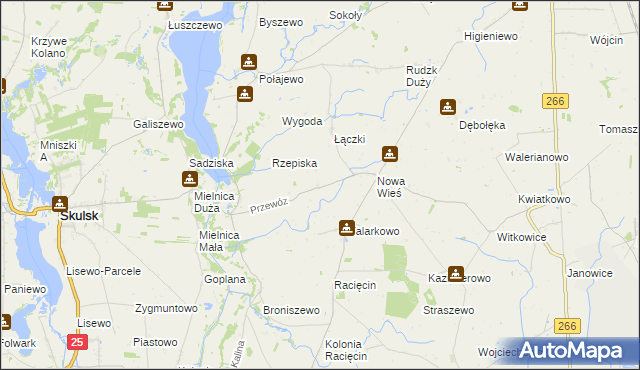 mapa Katarzyna gmina Piotrków Kujawski, Katarzyna gmina Piotrków Kujawski na mapie Targeo