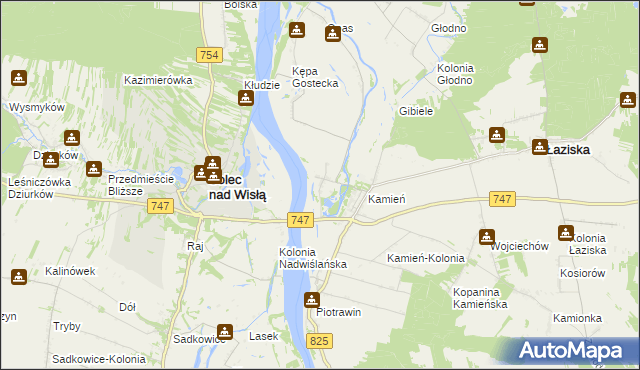 mapa Kępa Solecka, Kępa Solecka na mapie Targeo