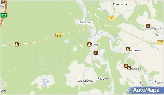 mapa Kępinka, Kępinka na mapie Targeo