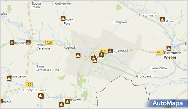 mapa Kietrz, Kietrz na mapie Targeo