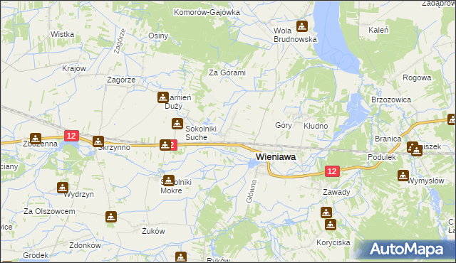 mapa Kochanów Wieniawski, Kochanów Wieniawski na mapie Targeo