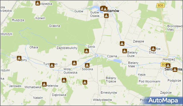 mapa Konorzatka, Konorzatka na mapie Targeo