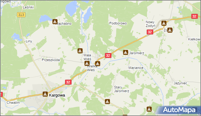 mapa Kopanica gmina Siedlec, Kopanica gmina Siedlec na mapie Targeo