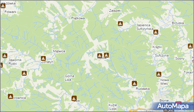 mapa Kotów gmina Bircza, Kotów gmina Bircza na mapie Targeo