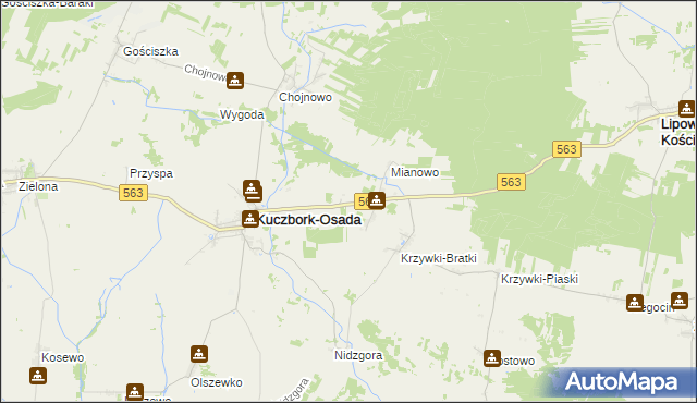 mapa Kozielsk, Kozielsk na mapie Targeo