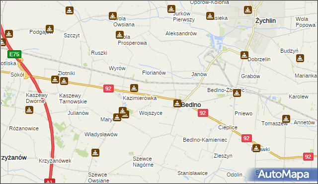 mapa Kręcieszki, Kręcieszki na mapie Targeo