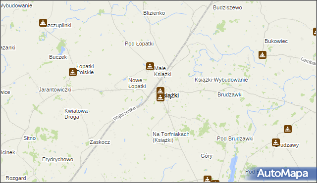 mapa Książki, Książki na mapie Targeo