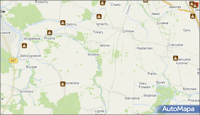 mapa Kuźnica Żytniowska, Kuźnica Żytniowska na mapie Targeo