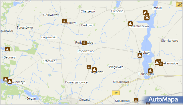 mapa Latalice, Latalice na mapie Targeo