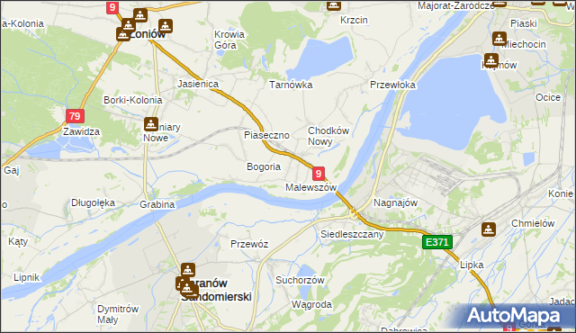 mapa Łążek gmina Łoniów, Łążek gmina Łoniów na mapie Targeo