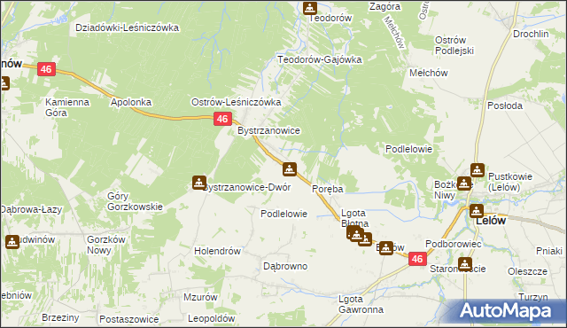mapa Lgoczanka, Lgoczanka na mapie Targeo