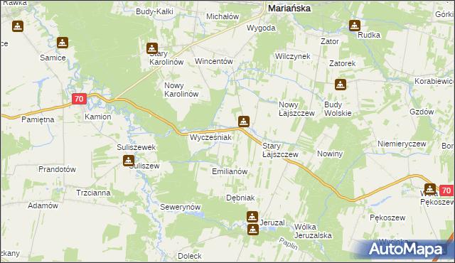 mapa Lisowola, Lisowola na mapie Targeo